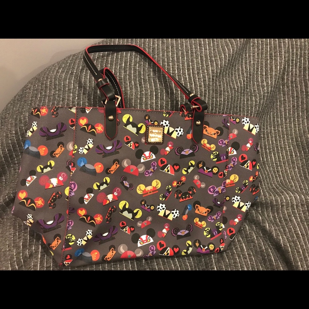 Dooney and Bourne Disney Villains large tote NWT